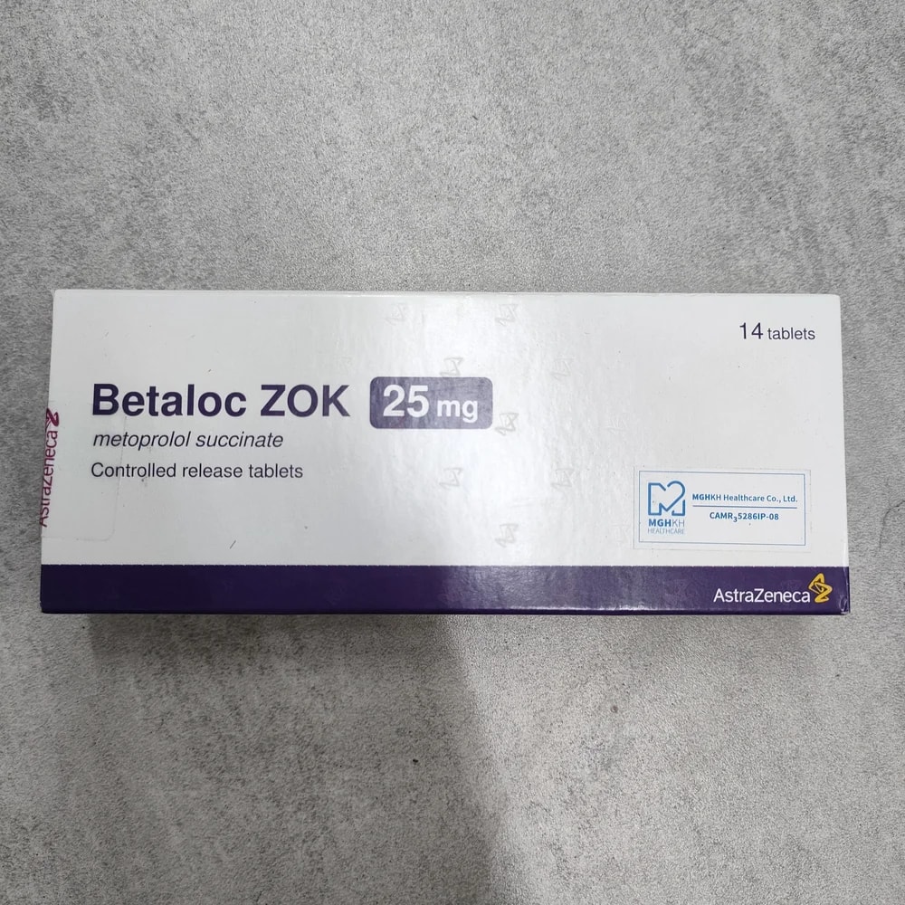 Betaloc ZOK 25 mg controlled release - Depot De Pharmacie "A" Kim Houy