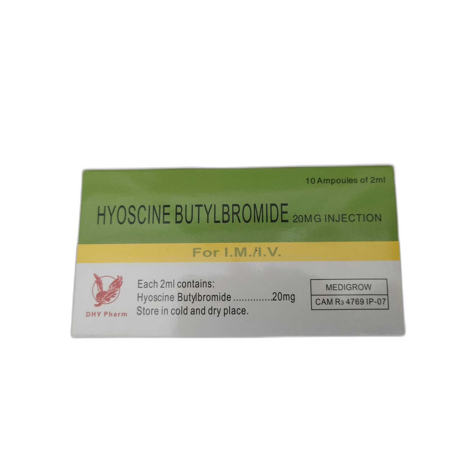 Hyoscine Butylbromide 20 mg - PONLEU DOUNG DARA PHARMACY