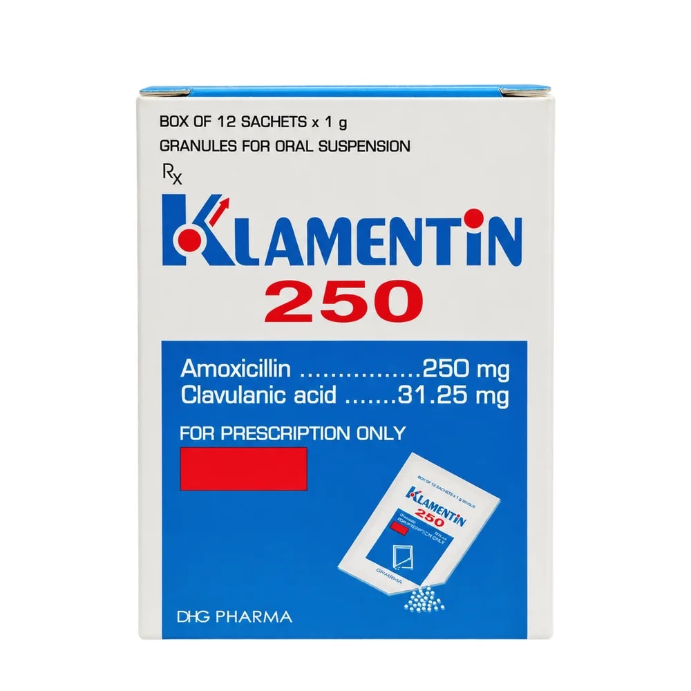Klamentin 250 mg / 31.25 mg - Pharmacy Krech hong