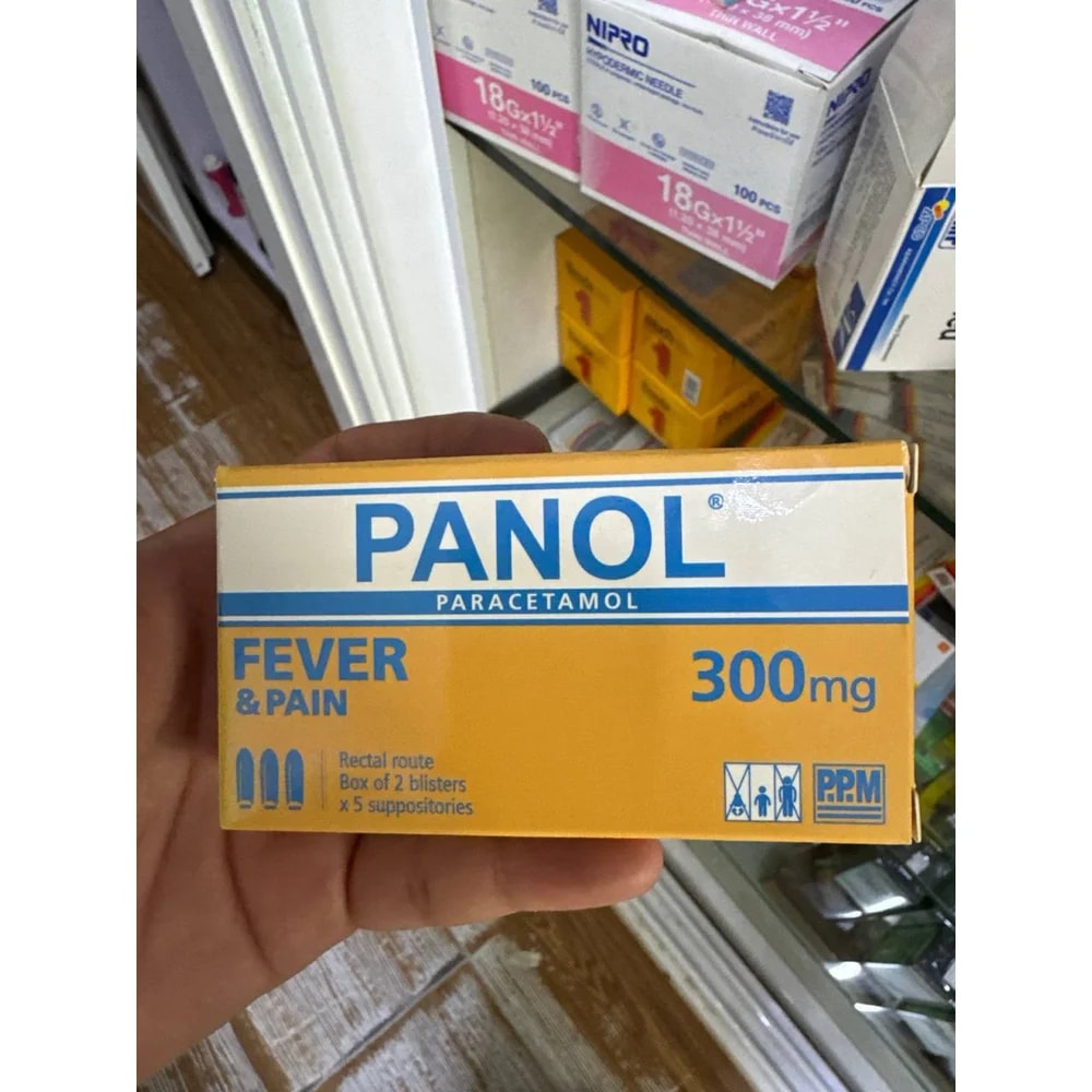 Panol Fever & Pain Paracetamol 300 mg suppositories - Kim Yi