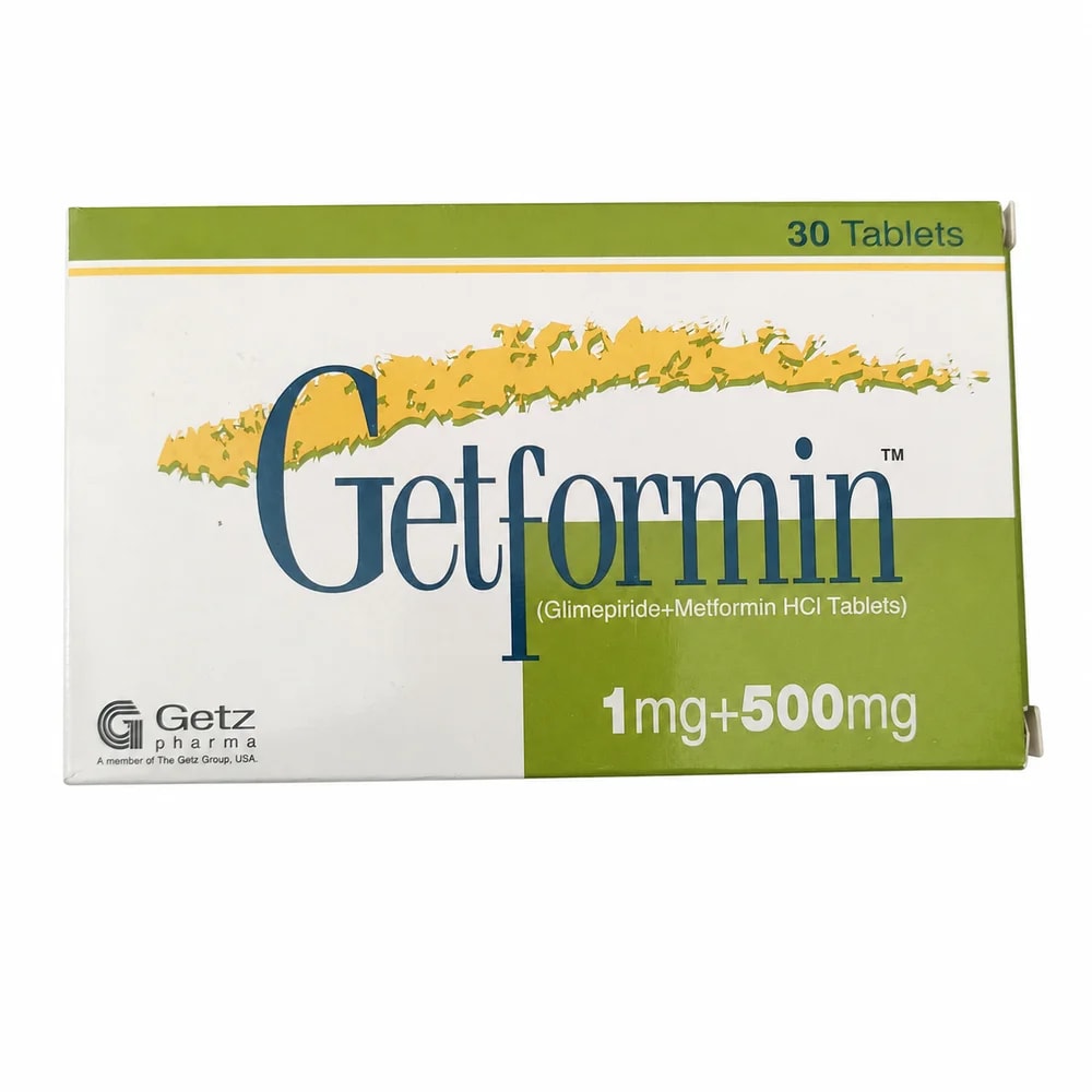 Getformin 1 mg / 500 mg - Preah Chan Tep Pharmacy