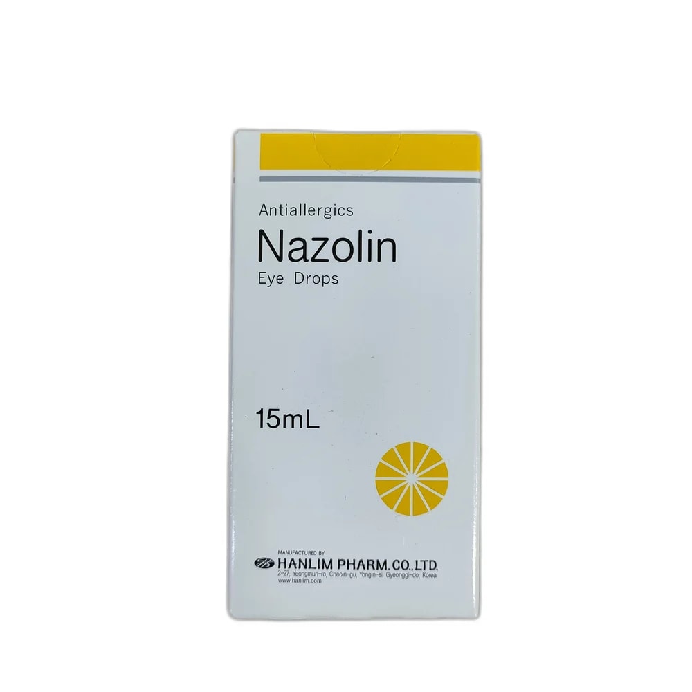 Nazolin Pheniramine maleate 3 mg/mL + Naphazoline hydrochloride 0.25 mg/mL - Depot de Pharmacie B Rotha