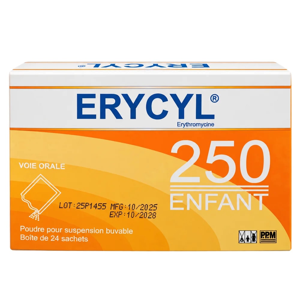 Erycyl Enfant 250 mg - Pharmacy Krech hong