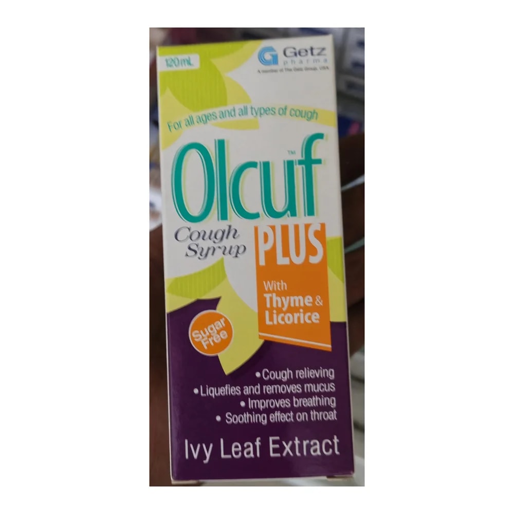 Olcuf Plus 70 mg / 43.4 mg / 43 mg per 10 mL (120 mL) - Morhachun Pharmacies