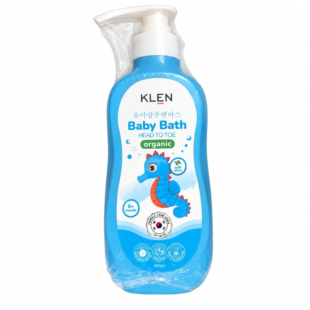 KLEN Baby Bath Blue 450 ml - ហ្វាម៉ាសង់តេ
