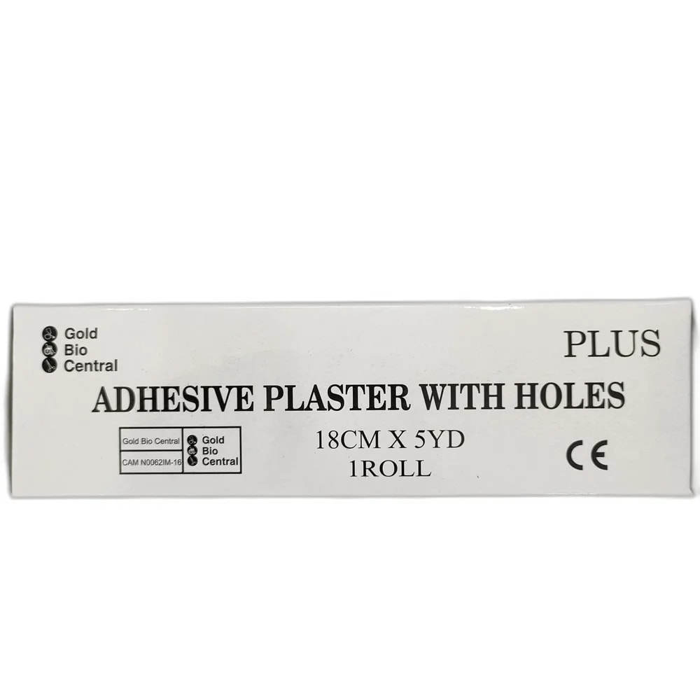 Gold Bio Central Adhesive Plaster with Holes Plus - PHARMACIE MONGKUL