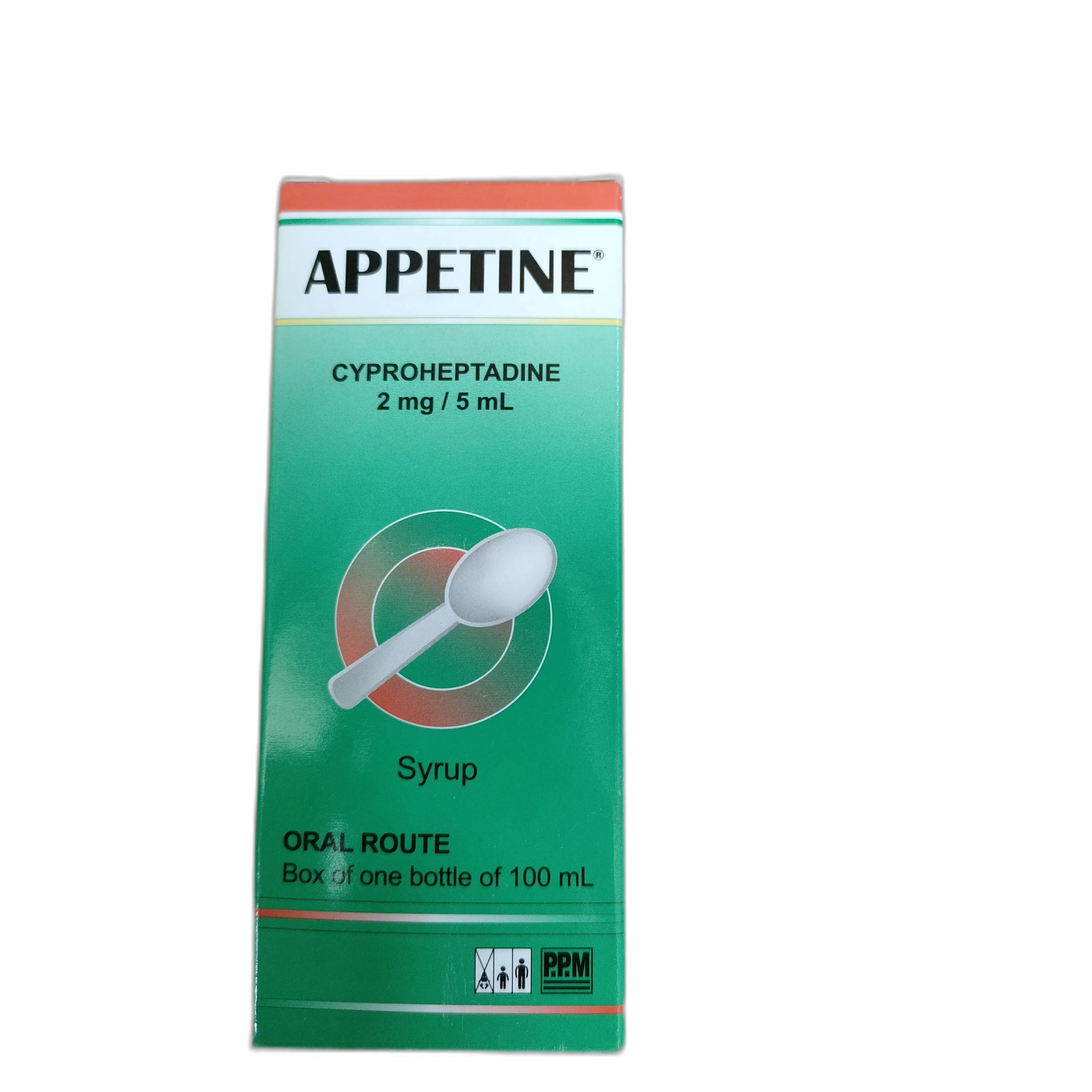 Appetine 2 mg/5 mL - ឱសថស្ថាន សិរីមង្គលថ្មី