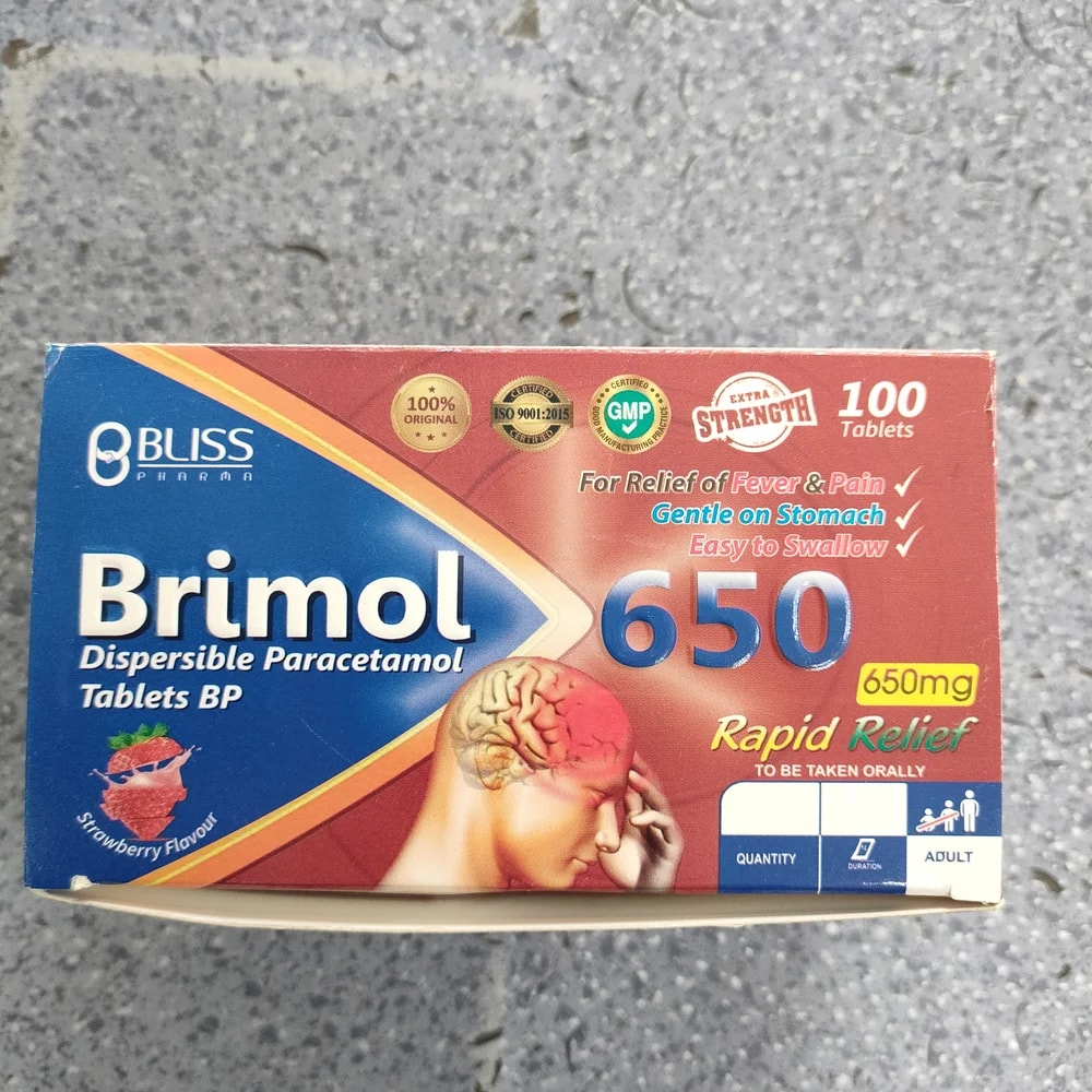 Brimol 650 650 mg - Depot De Pharmacie "A" Kim Houy