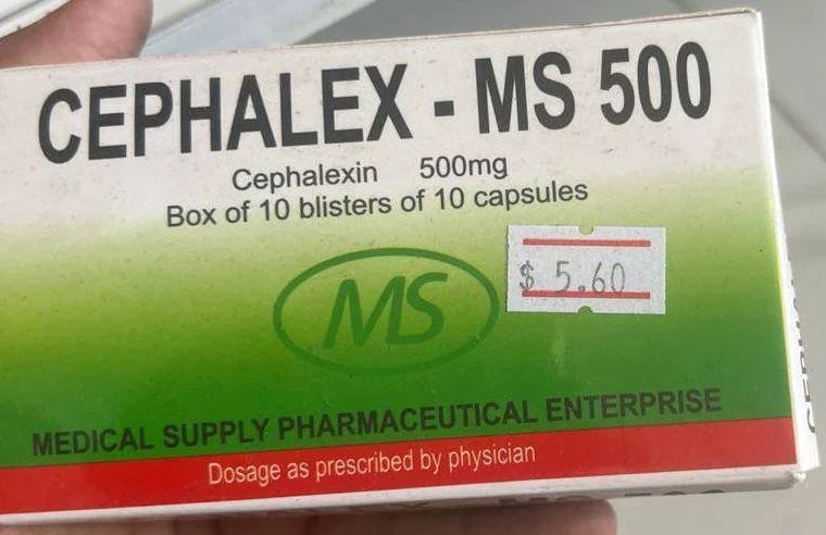 CEPHALEX-MS 500 Cephalexin 500mg - α±ααααααΆα αα·ααΈαα½ααααΈ105K