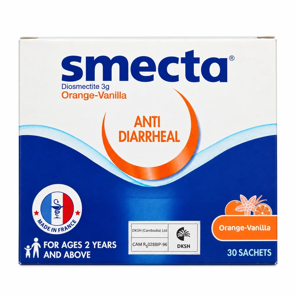 Smecta Orange-Vanilla 3 g - Pharmacy Krech hong