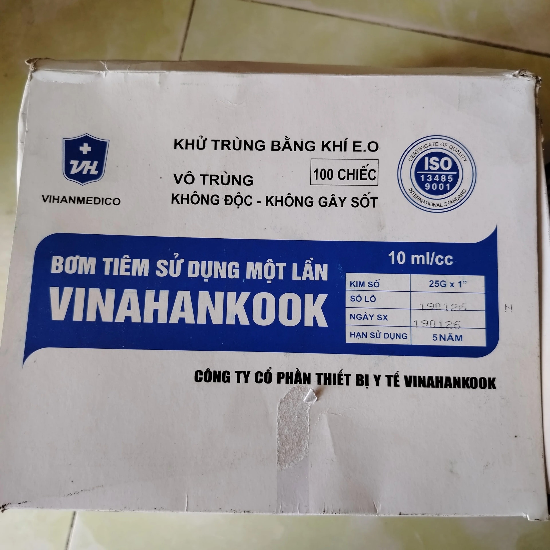 Vinahankook Disposable Syringe 10ml 10 ml/cc - Phal Cham Rouen
