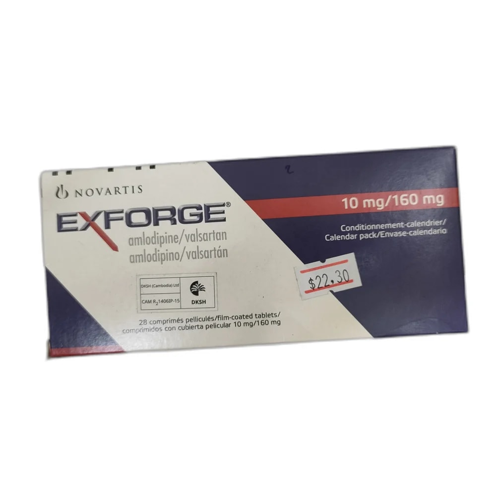 Exforge 10 mg / 160 mg - Depot De Pharmacie "A" Kim Houy