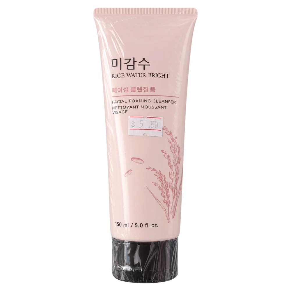The Face Shop Rice Water Bright Facial Foaming Cleanser 150ml 150 mL - Pharmacy Krech hong