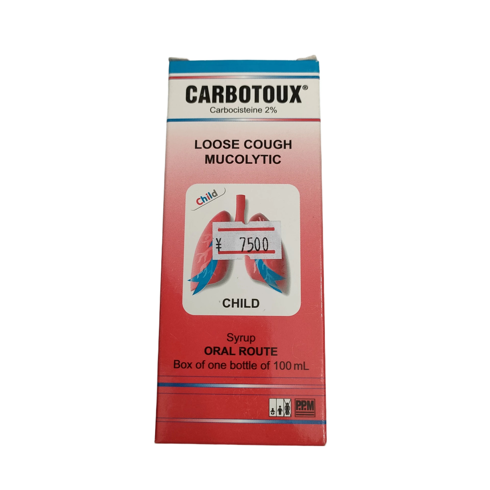 Carbotoux 2% (100 mg/5 mL) - PHARMACY PONLEU AOSOT