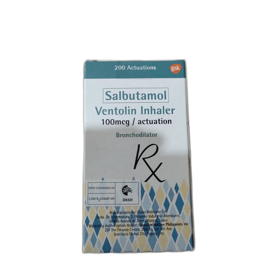 Ventolin Inhaler 100 mcg / actuation - PHARMCARE PHARMACY