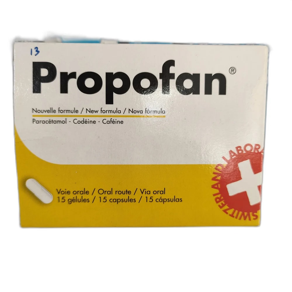 Propofan Paracetamol / Codeine / Caffeine - Depot De Pharmacie "A" Kim Houy