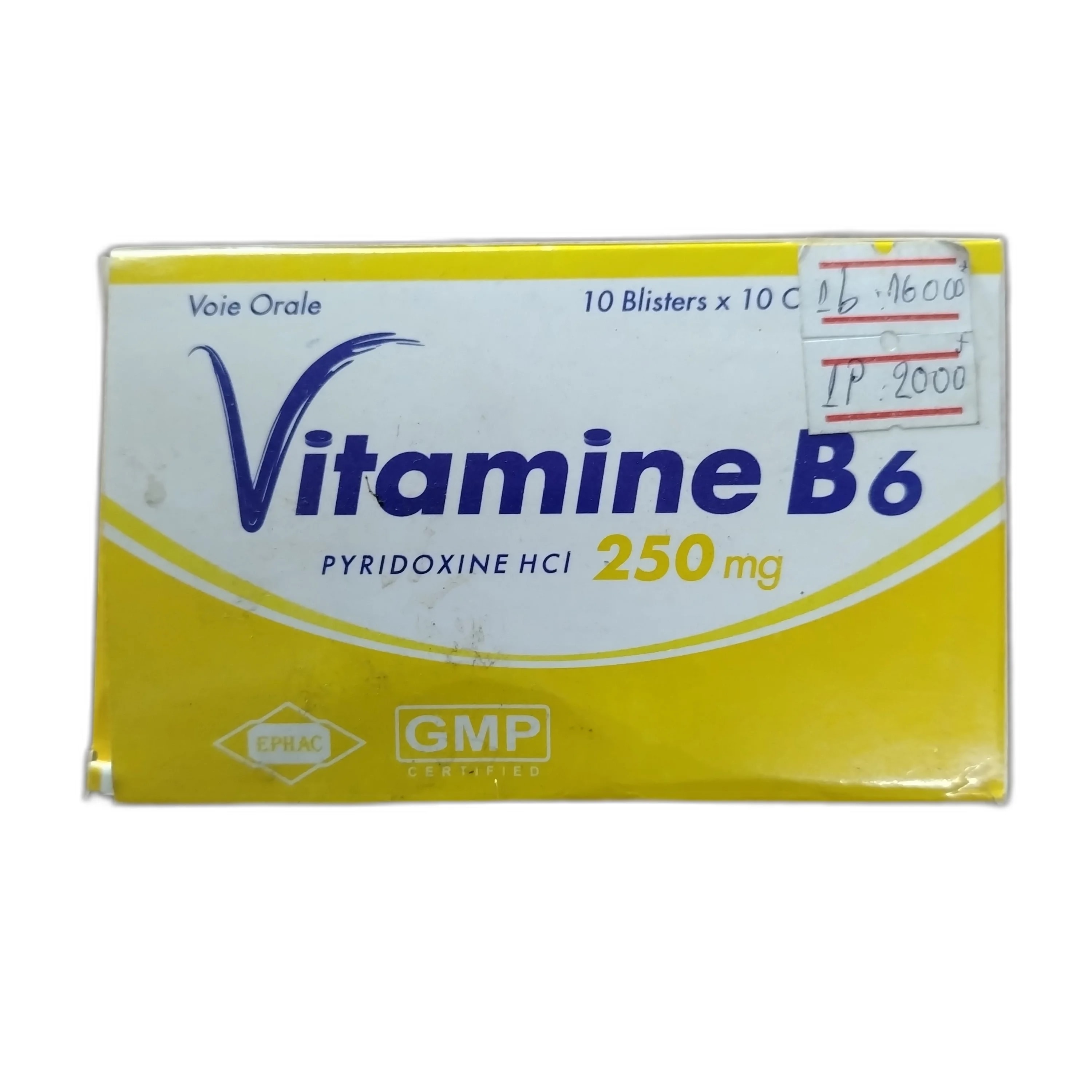 Vitamine B6 250 mg - DARAREASH PHARMACY