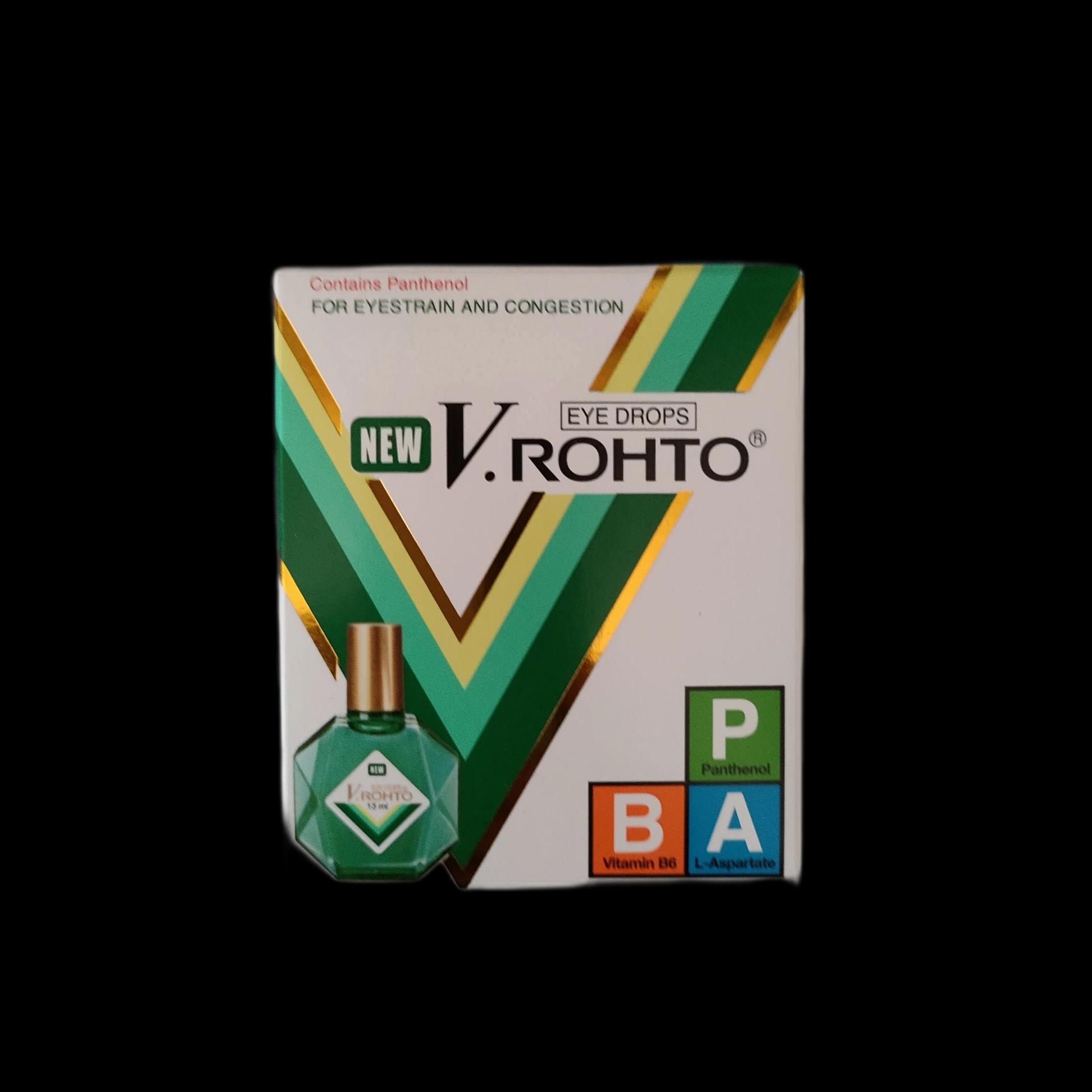 New V.Rohto Eye Drops 13ml - SREY MOM PHARMACY