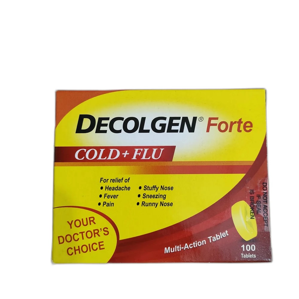 Decolgen Forte Paracetamol 500 mg / Phenylpropanolamine HCl 25 mg / Chlorpheniramine maleate 2 mg - PHARMACIE MONGKUL