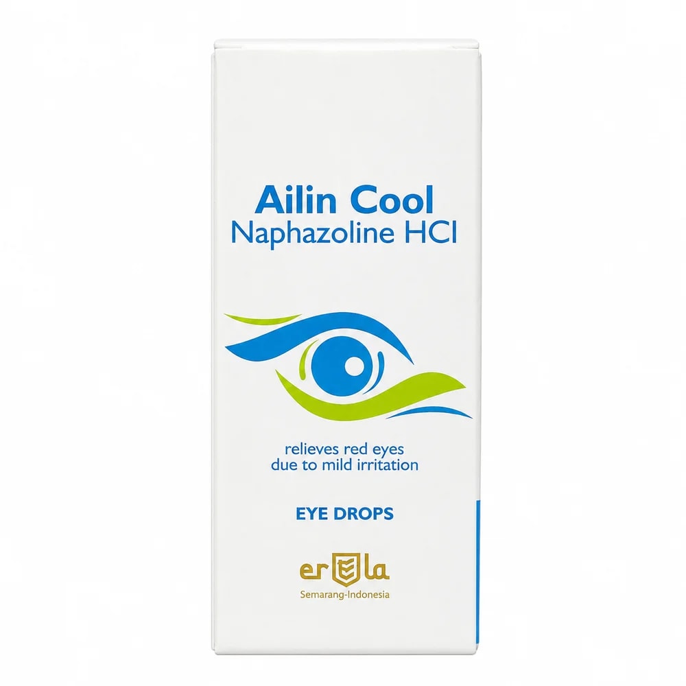 Ailin Cool Naphazoline hydrochloride 0.12 mg/mL / Benzalkonium chloride 0.01% - Kim Yi