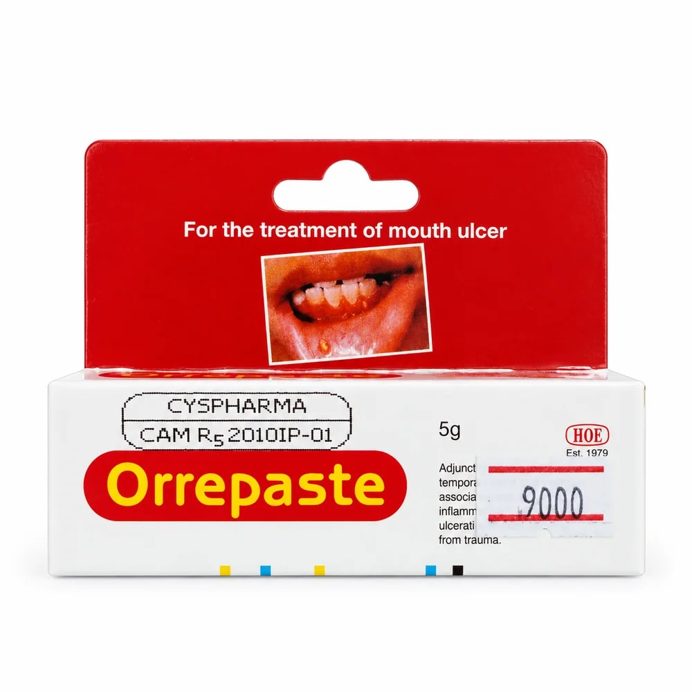 Orrepaste Triamcinolone acetonide 0.1% oral paste, 5 g - Pharmacy Krech hong