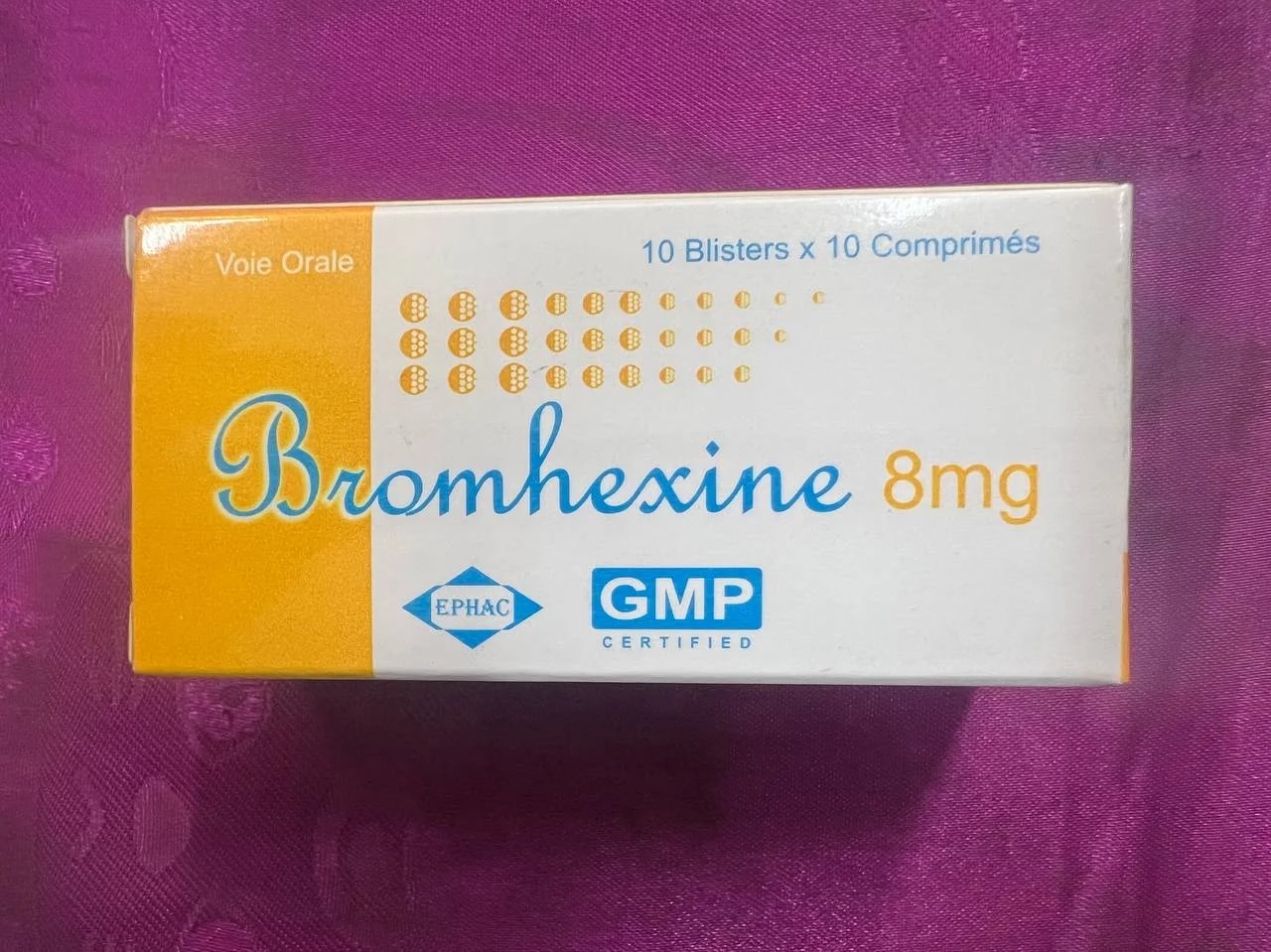 Bromhexine 8mg 8mg - Dosage pharma