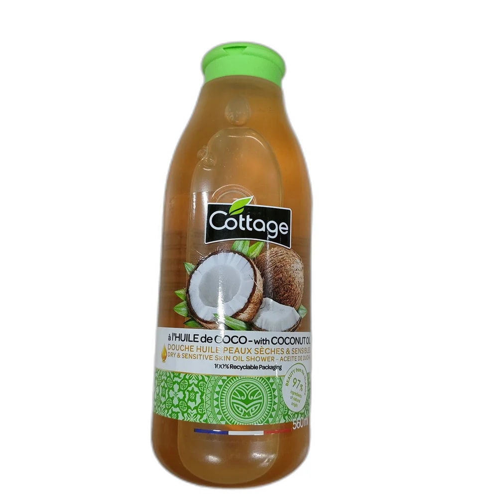 Cottage Coconut Extra-Nourishing Oil Shower 560 ml - Depot de Pharmacie B Rotha