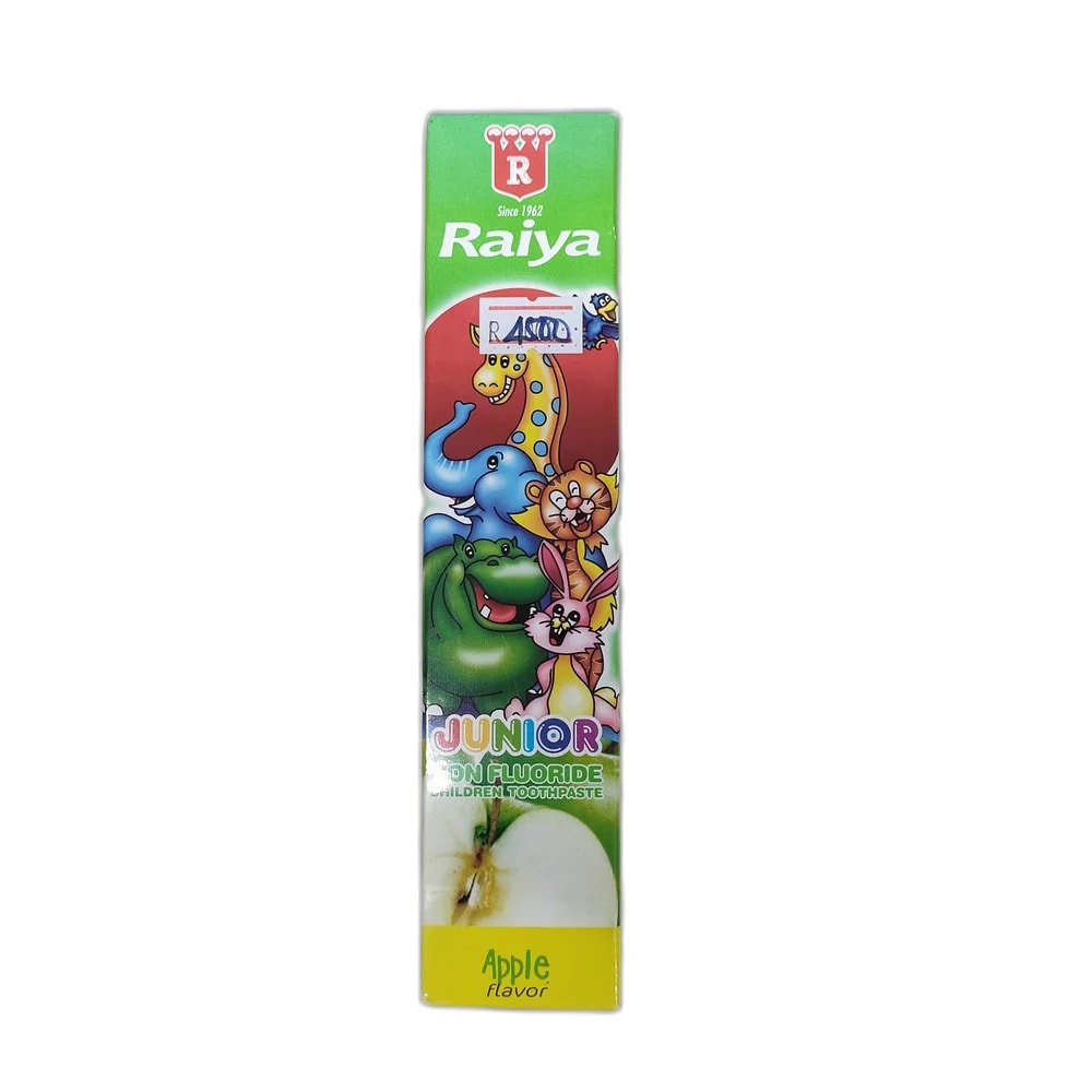 Raiya Junior Non-Fluoride Children’s Toothpaste Apple 75 g - Depot de Pharmacie B Rotha