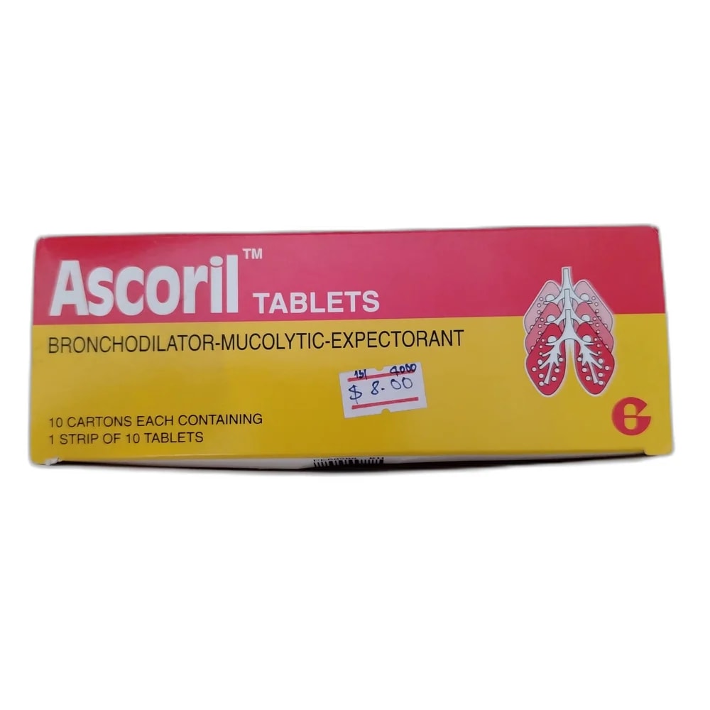 Ascoril 2 mg / 8 mg / 100 mg - Oudom Puthik Pharmacy