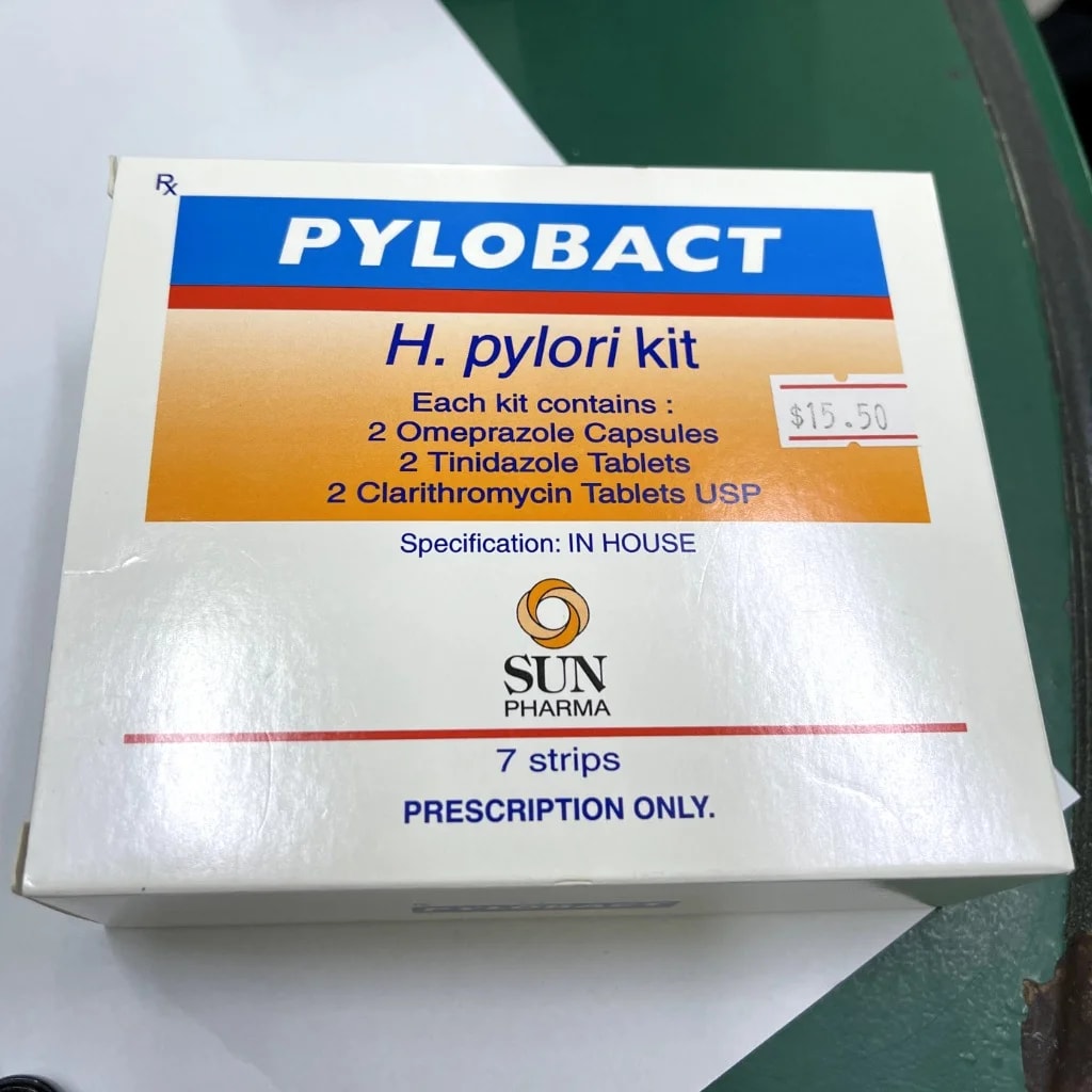 Pylobact H.Pylori Kit Not available - Pharmacy Rotha 2