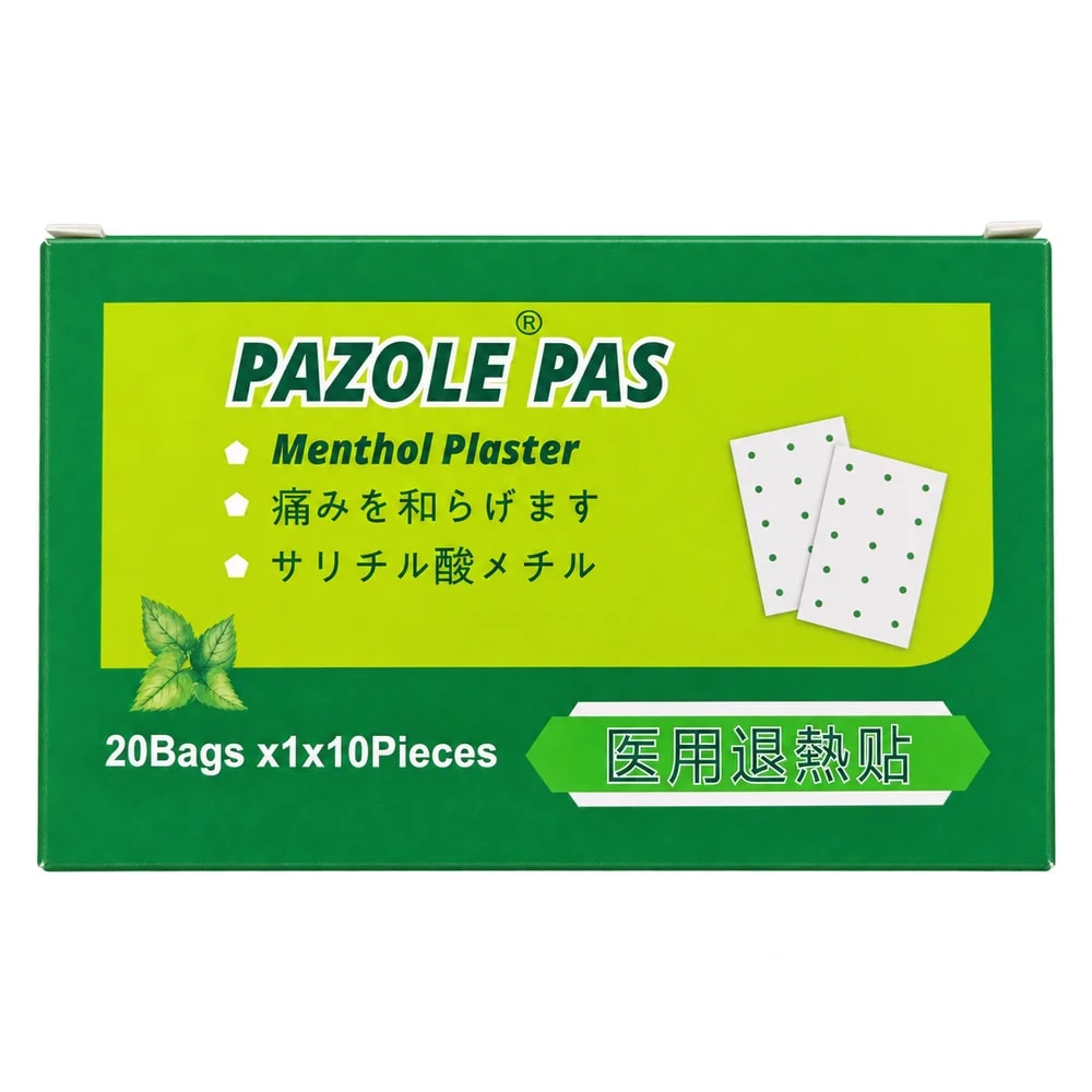PAZOLE PAS Menthol Plaster 200 pieces - Pharmacy Krech hong