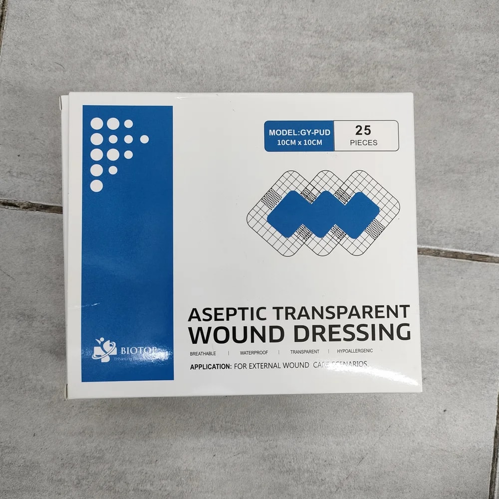 Biotop Aseptic Transparent Wound Dressing 10 cm x 10 cm - Depot De Pharmacie "A" Kim Houy