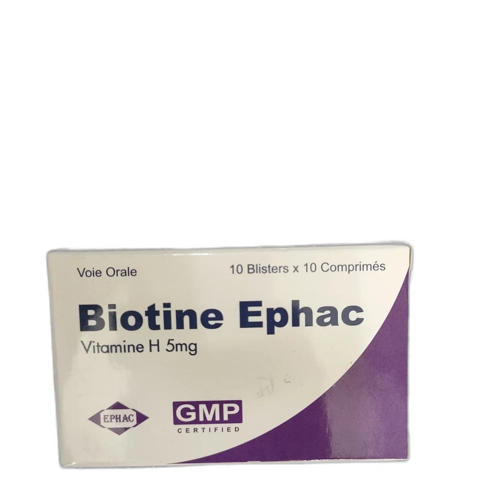 Biotine Ephac 5 mg - Depot De Pharmacie "A" Kim Houy