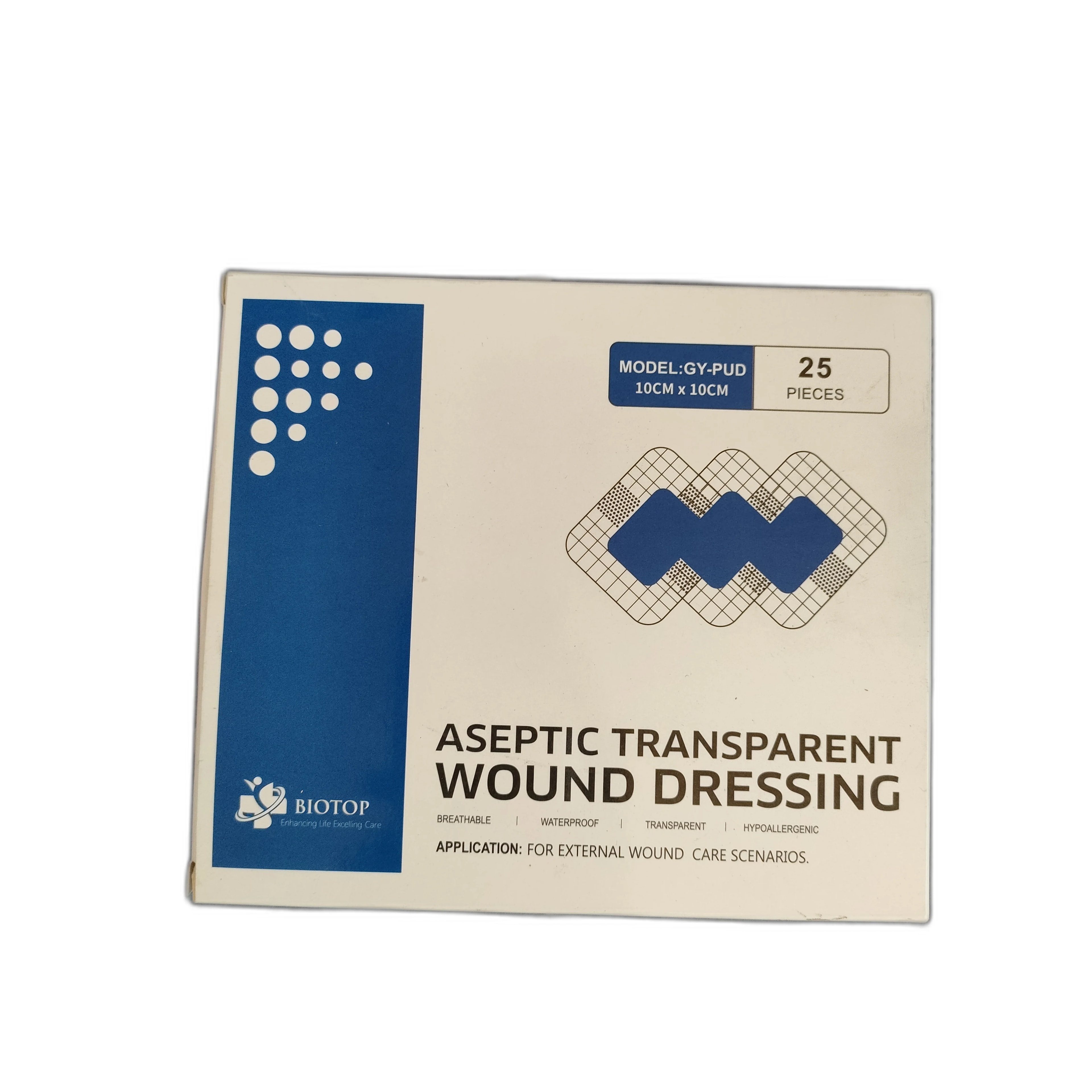 ASEPTIC TRANSPARENT WOUND DRESSING 10cm x 25cm 10 cm x 25 cm - PRONETH PHARMA PHARMACY