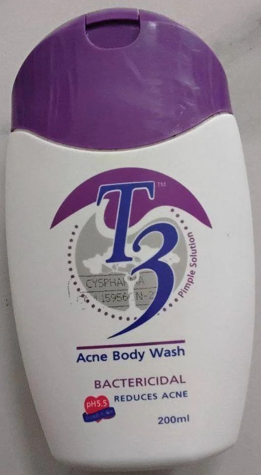 Acne Body wash T3 Body wash 200ml - ឱសថស្ថាន ក្តីស្រឡាញ់
