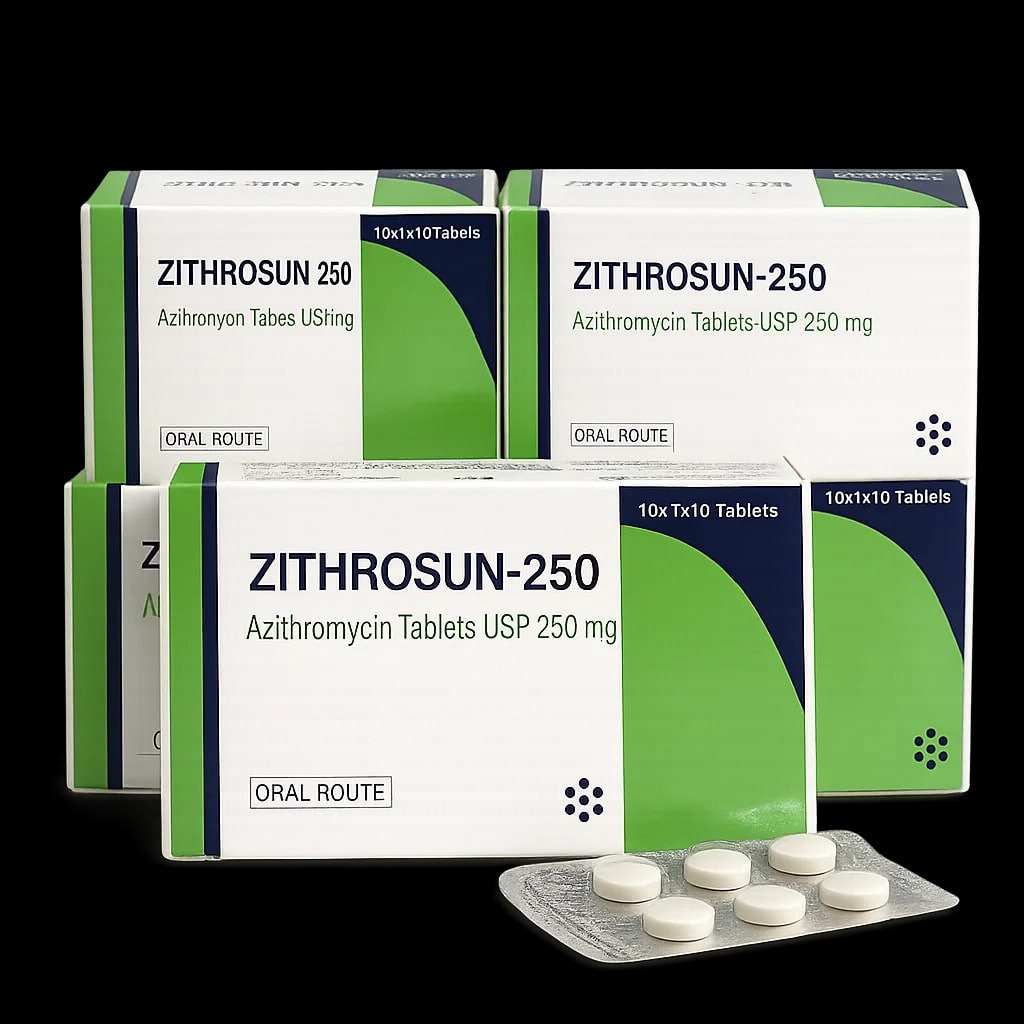 Zithrosun-250 250 mg - Oudom Puthik Pharmacy