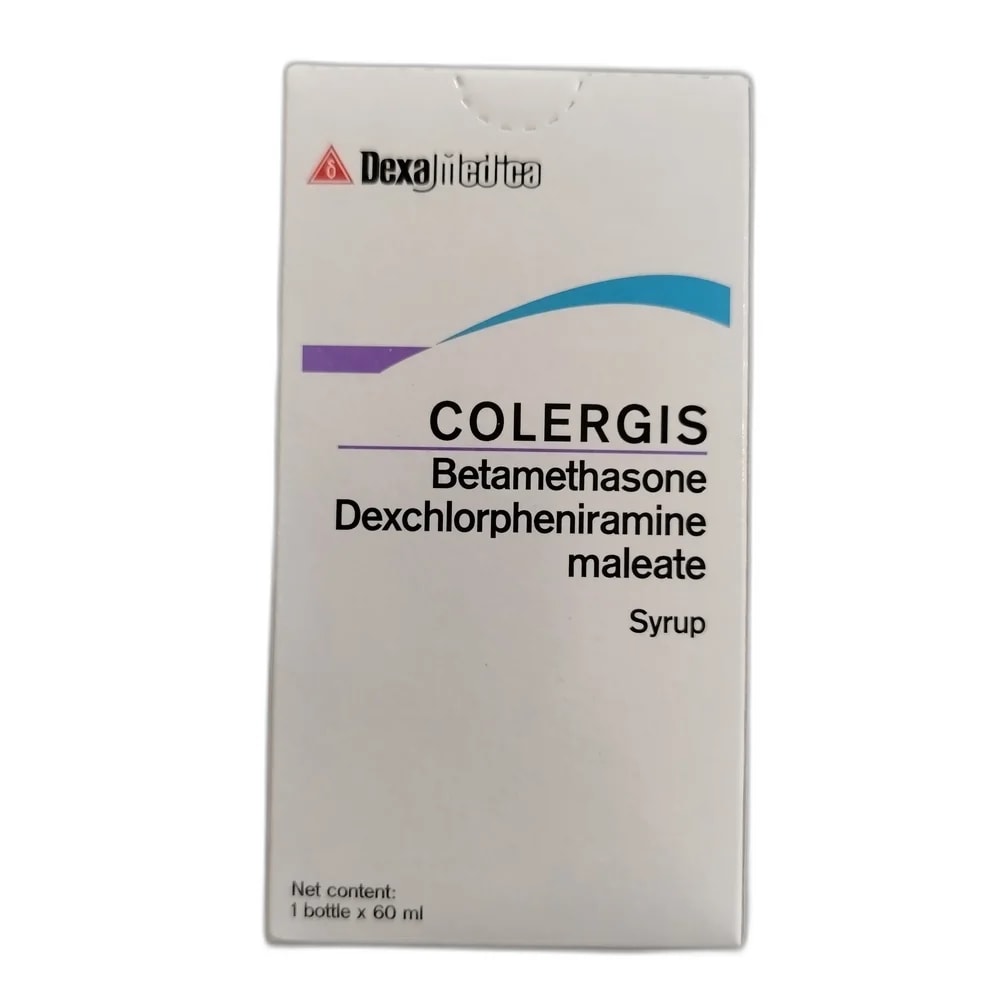Colergis 0.25mg / 2mg per 5 mL (with Alcohol 5%) - Oudom Puthik Pharmacy
