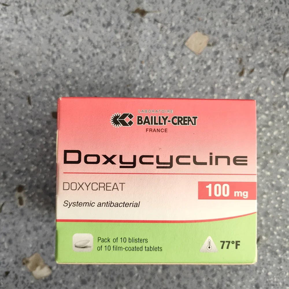 Doxycycline Bailly-Creat (Doxycreat) 100 mg - Depot De Pharmacie "A" Kim Houy