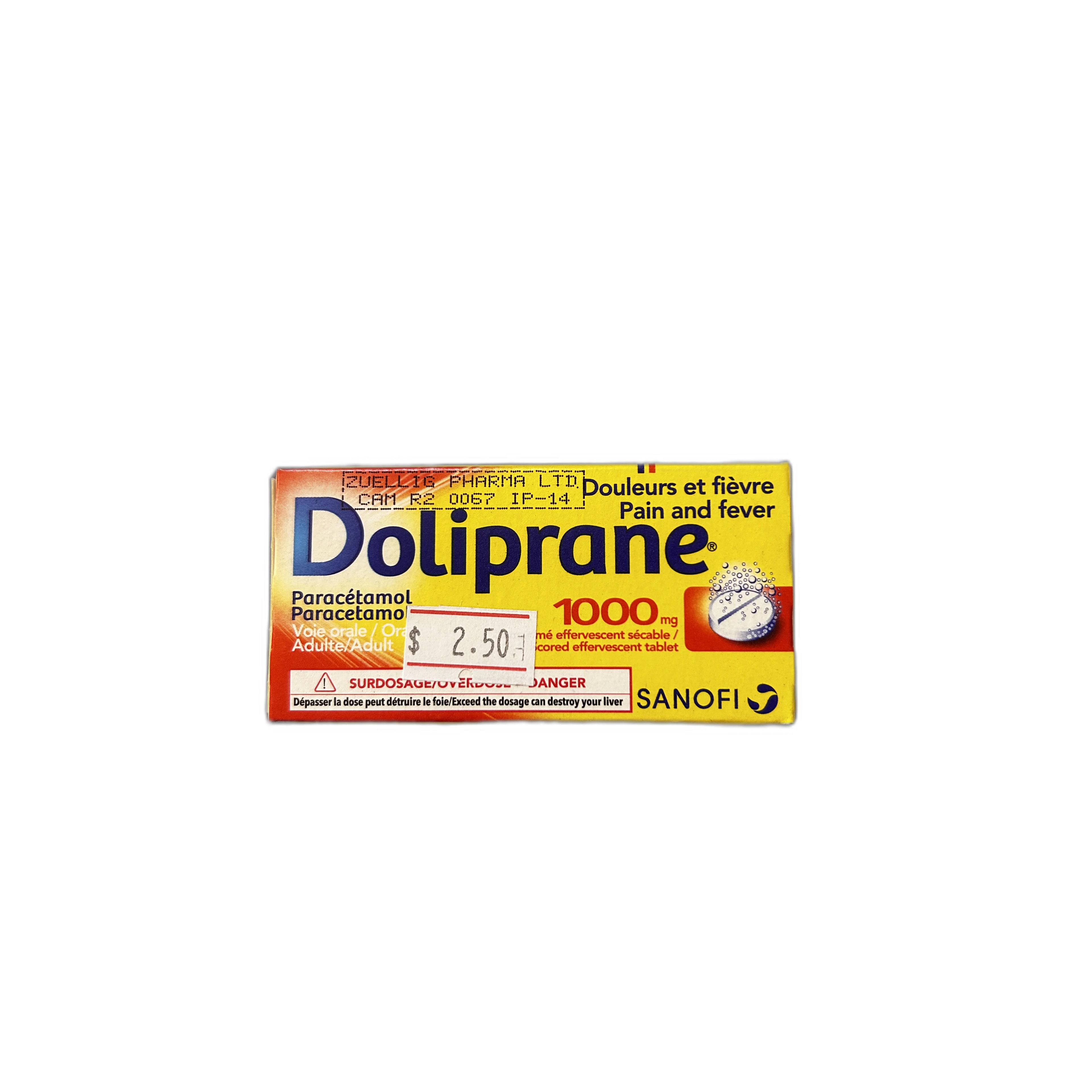 Doliprane 1000 mg paracetamol tablets 1000 mg - PRONETH PHARMA PHARMACY