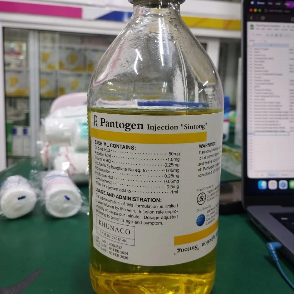 R. Pantogen Injection "Singtong" 500ml - Pharmacy Rotha 2