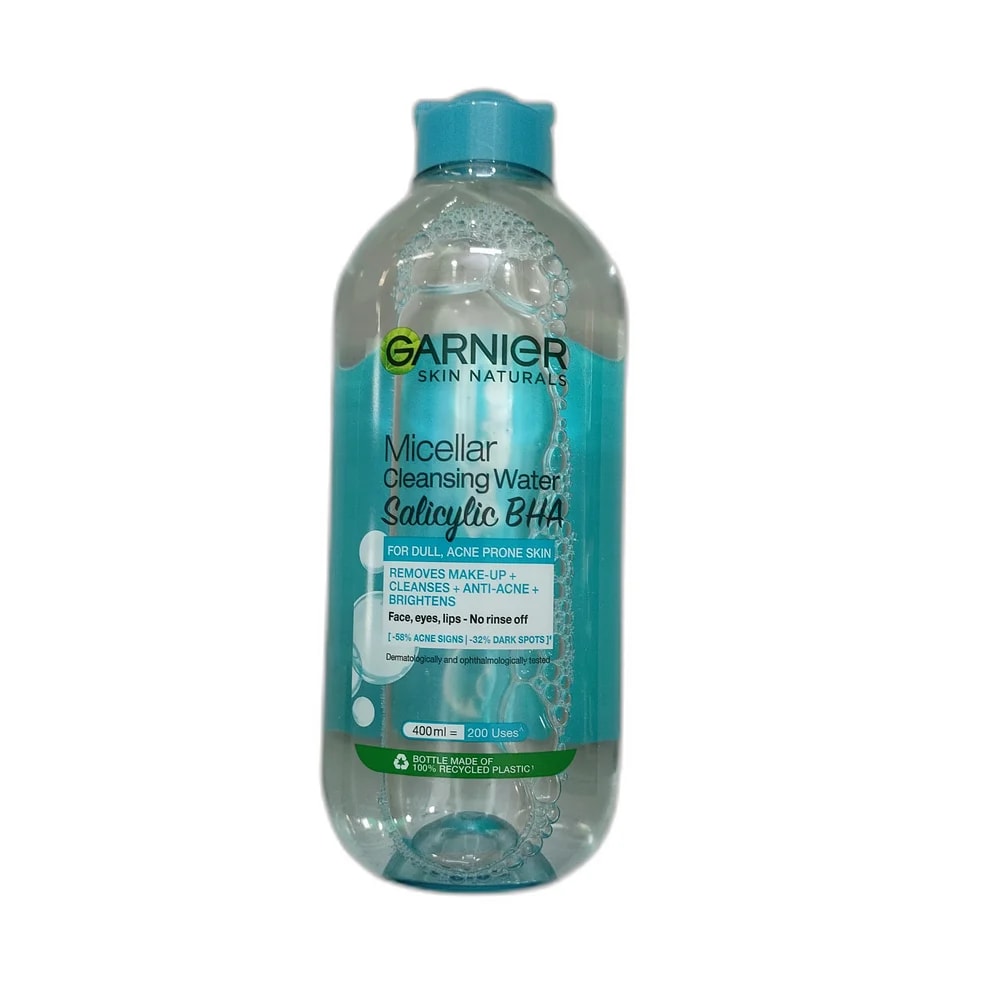 Garnier Skin Naturals Micellar Cleansing Water Salicylic BHA 400 ml - PHARMACIE MONGKUL