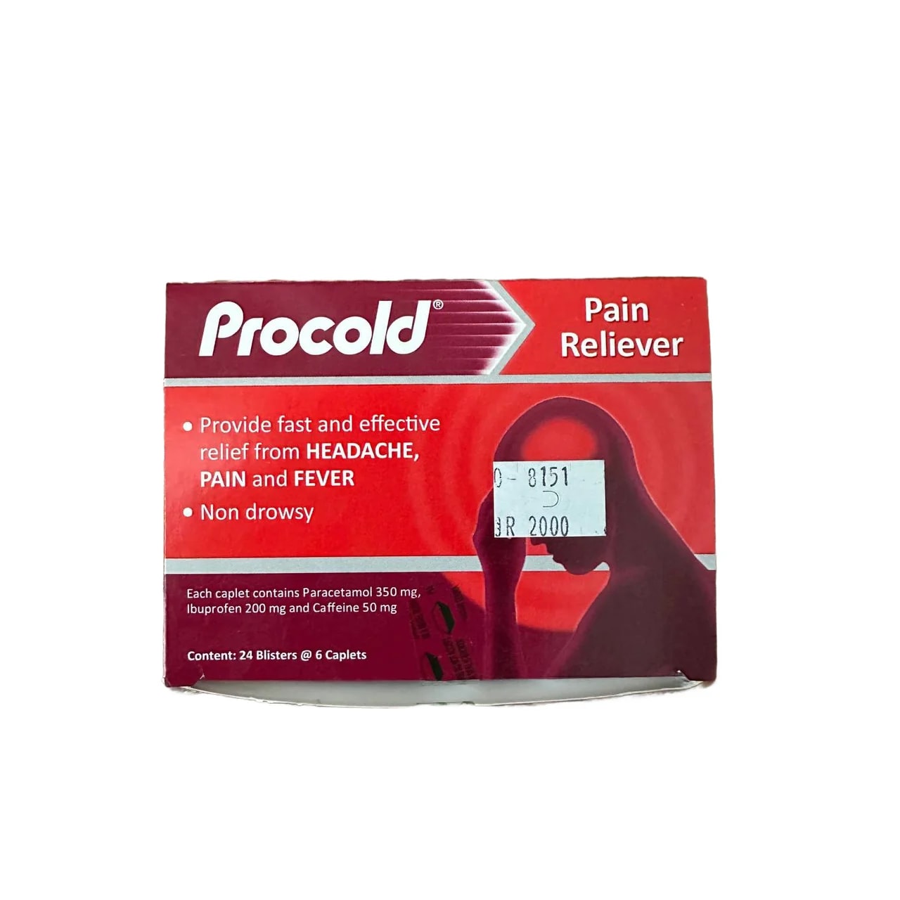 Procold Pain Reliever Paracetamol 350 mg / Ibuprofen 200 mg / Caffeine 50 mg - α±ααααααΆα αααααΆααααααΉα