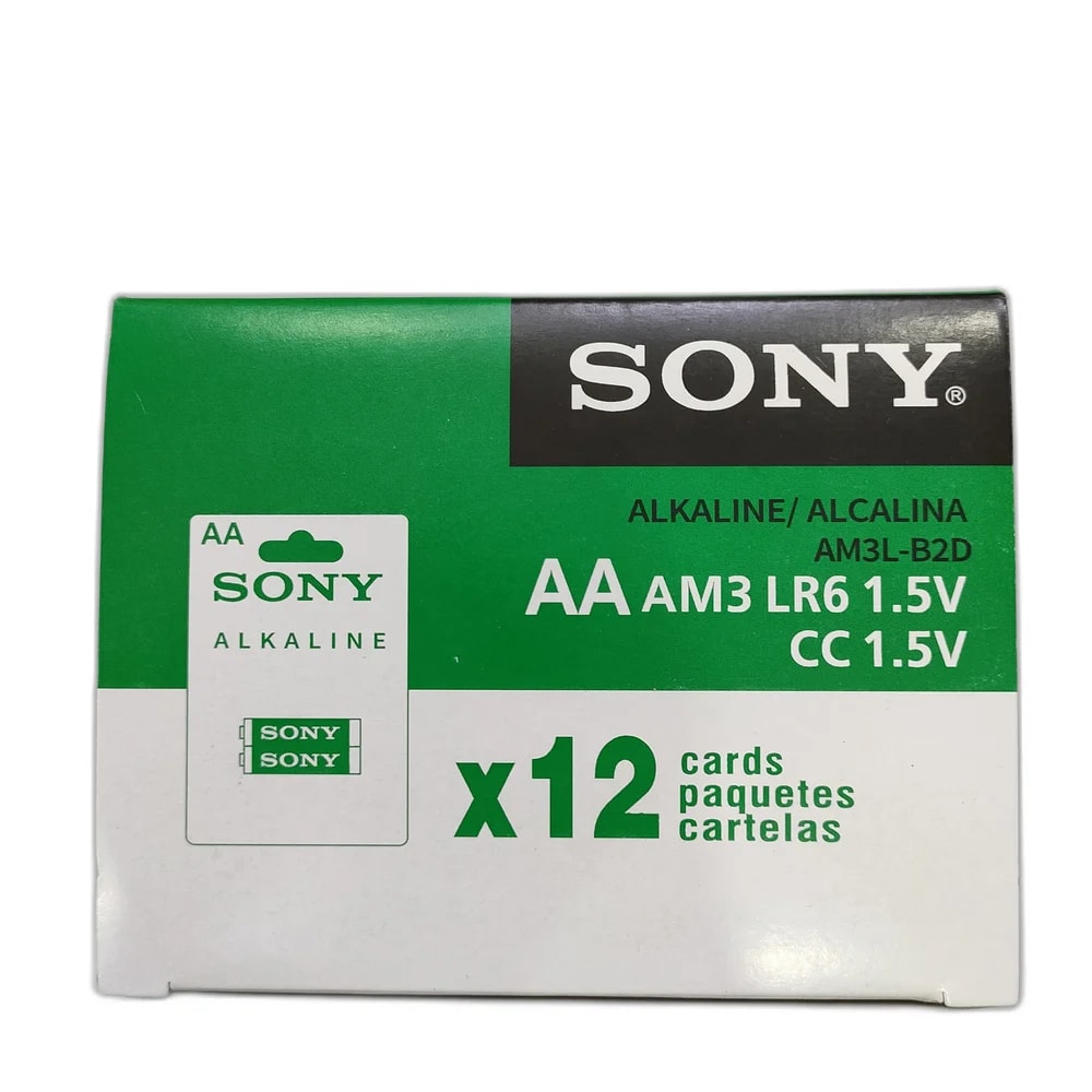 Sony AA Alkaline Battery AA, AM3, LR6, 1.5V - PHARMACIE MONGKUL