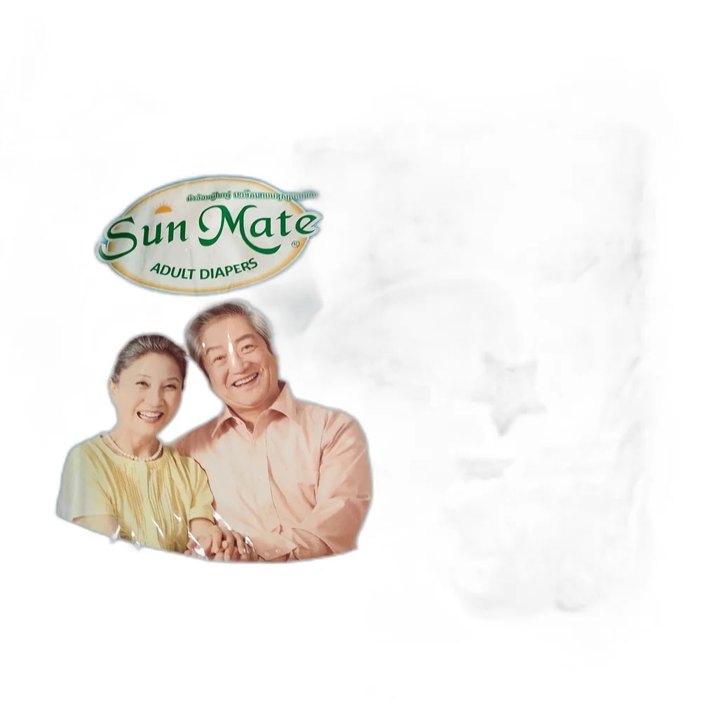 Sun Mate Adult Diapers (L-XL, 10 pads) - Reachvong Pharmacy