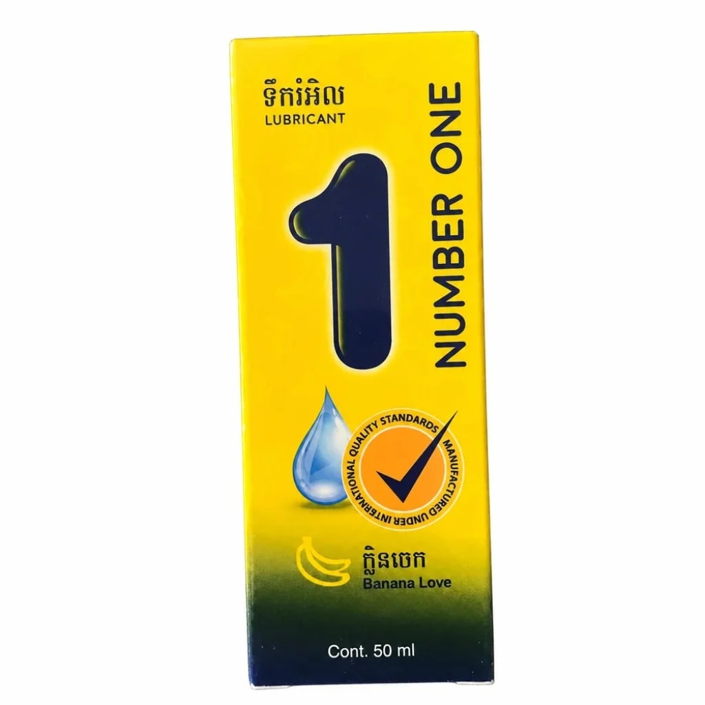 Number 1 Lubricant Banana Love 50 ml - ហ្វាម៉ាសង់តេ