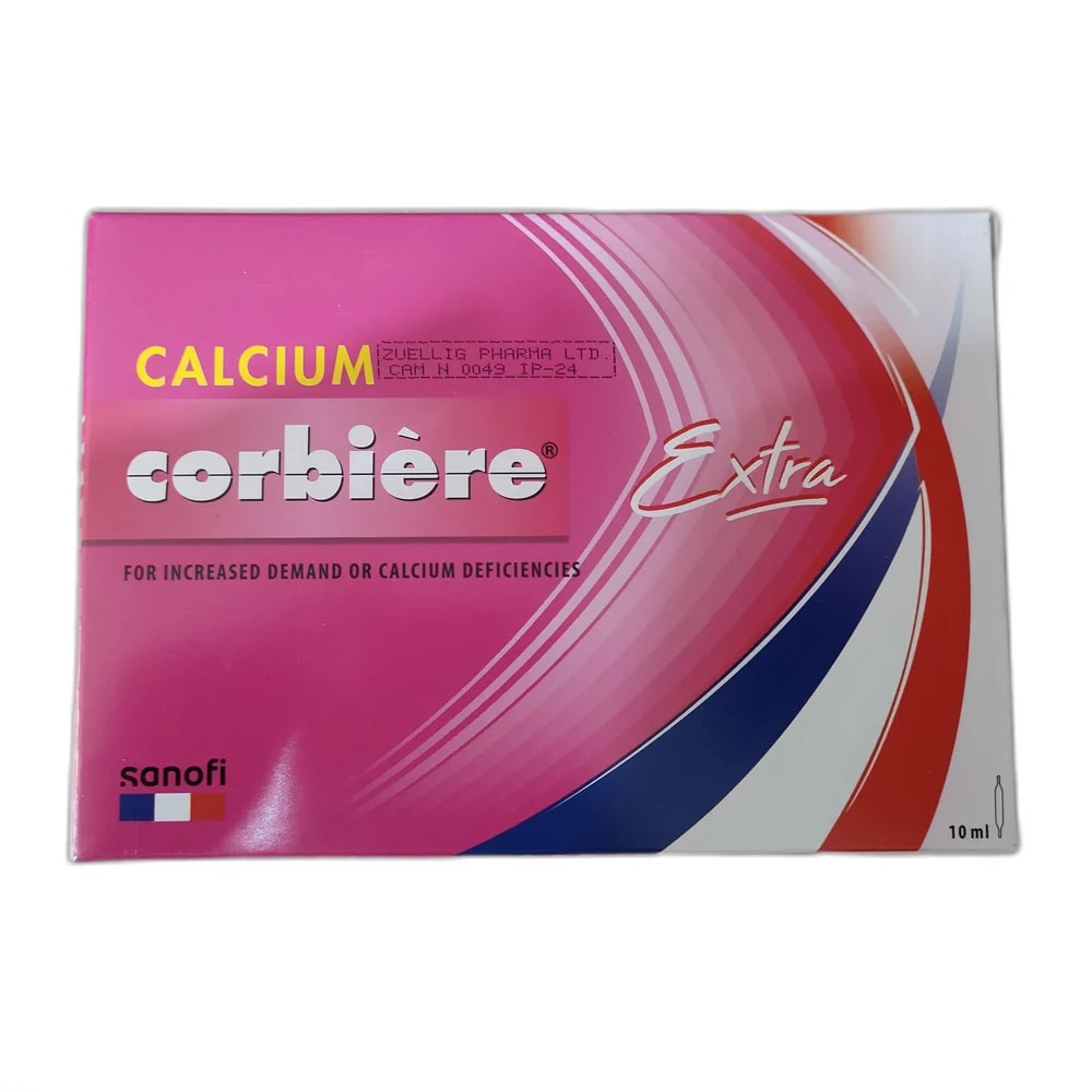 Calcium Corbière Extra Calcium glubionate 2938.59 mg + calcium lactobionate 639.83 mg / 10 mL - PHARMCARE PHARMACY
