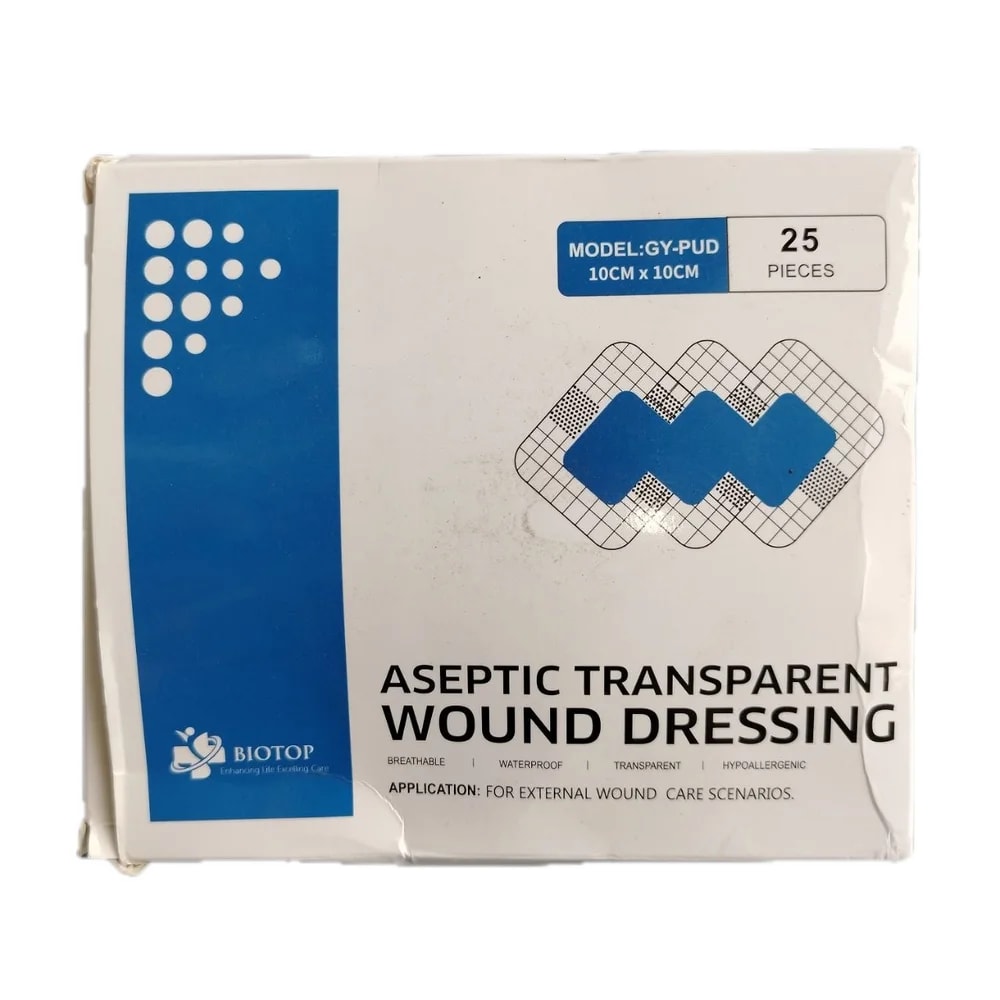 Biotop Aseptic Transparent Wound Dressing 10 cm x 10 cm - Reach Srey