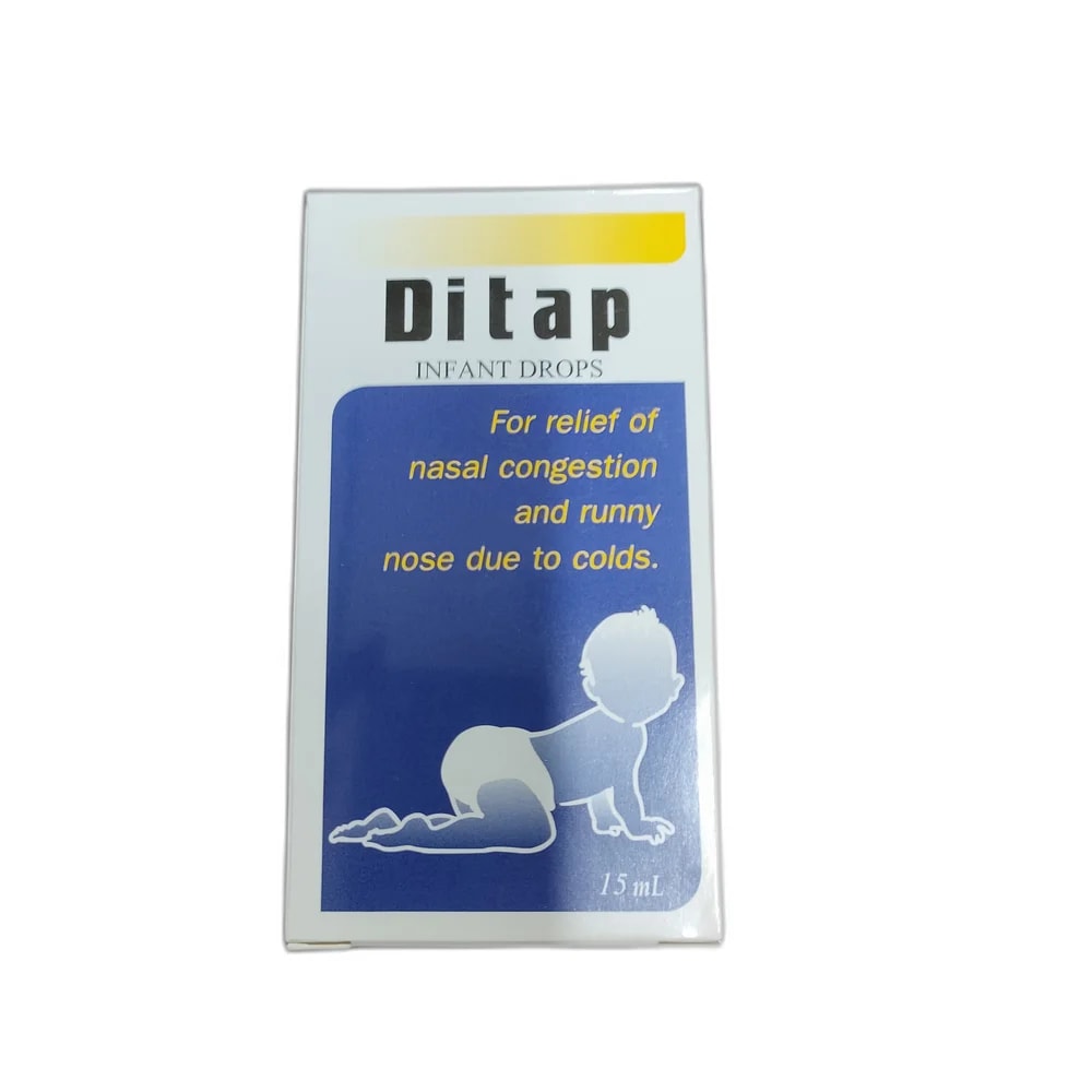 Ditap Infant Drops Brompheniramine 0.8 mg + Phenylephrine 1 mg per ml - Depot de Pharmacie B Rotha