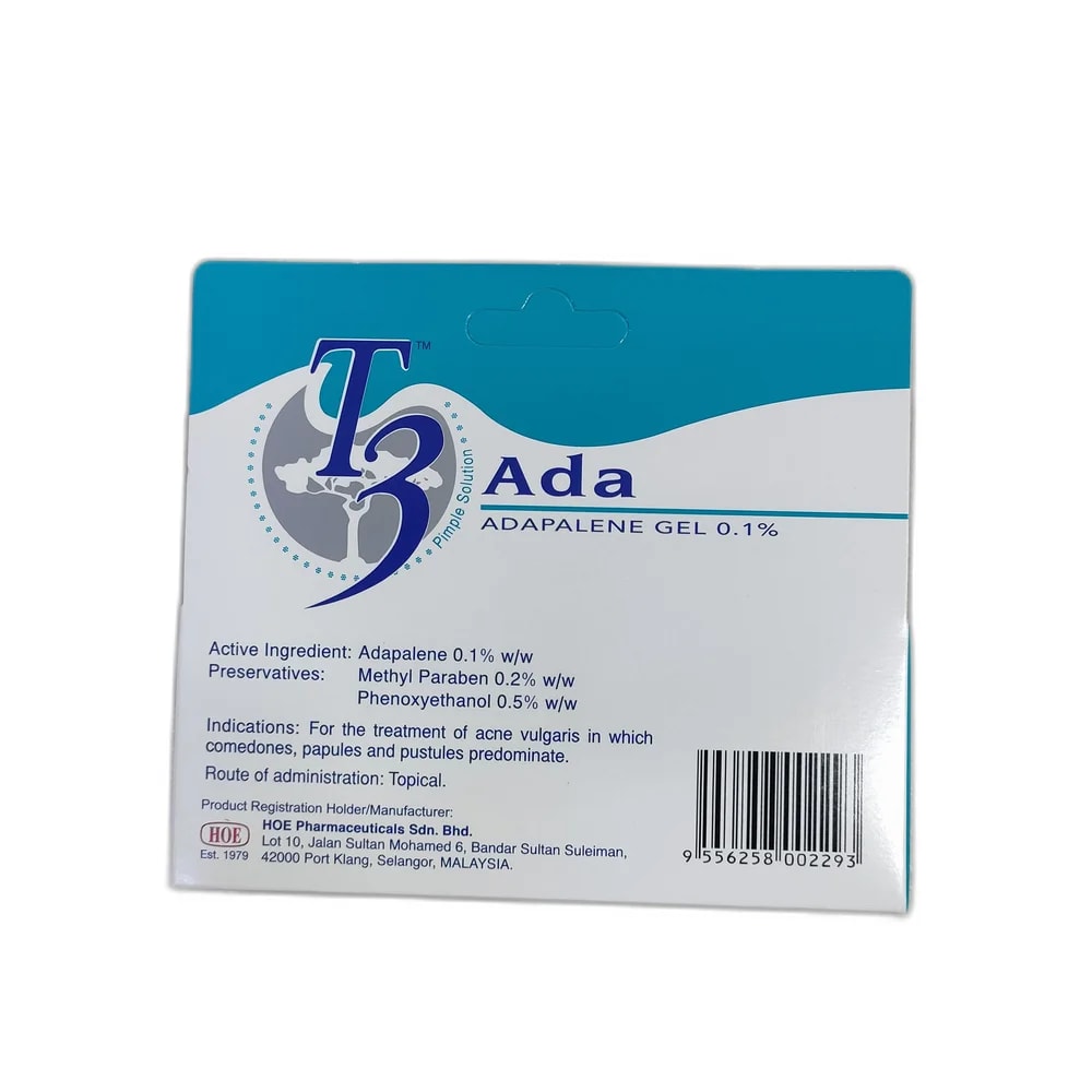 T3 Ada 0.1% w/w - Depot de Pharmacie B Rotha