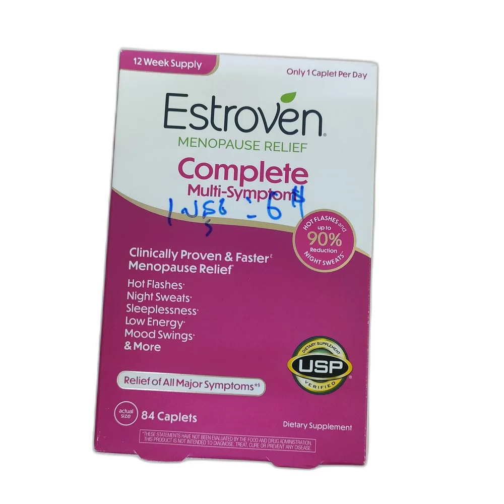 Estroven Complete Multi-Symptom Rhapontic rhubarb root extract 4 mg - Depot de Pharmacie B Rotha